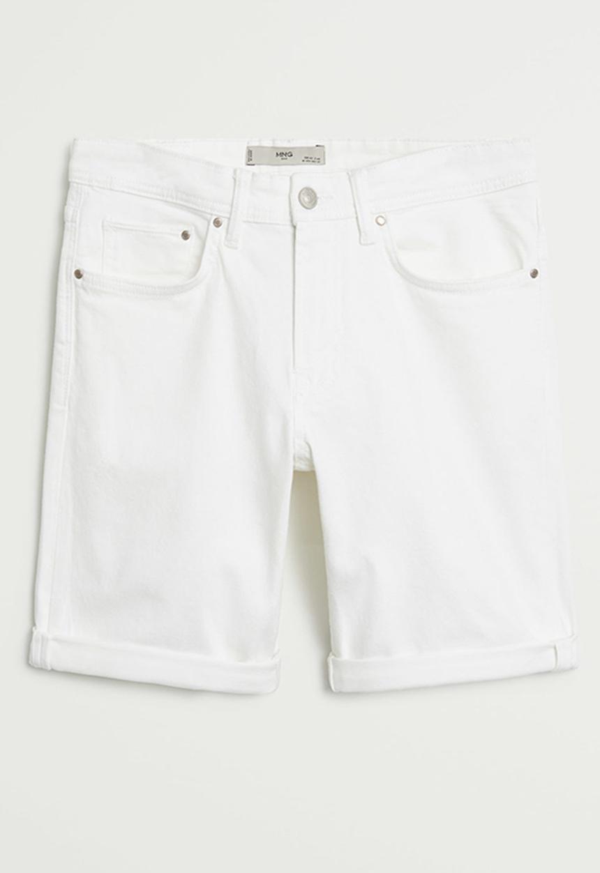 MANGO - Rock bermuda shorts - white