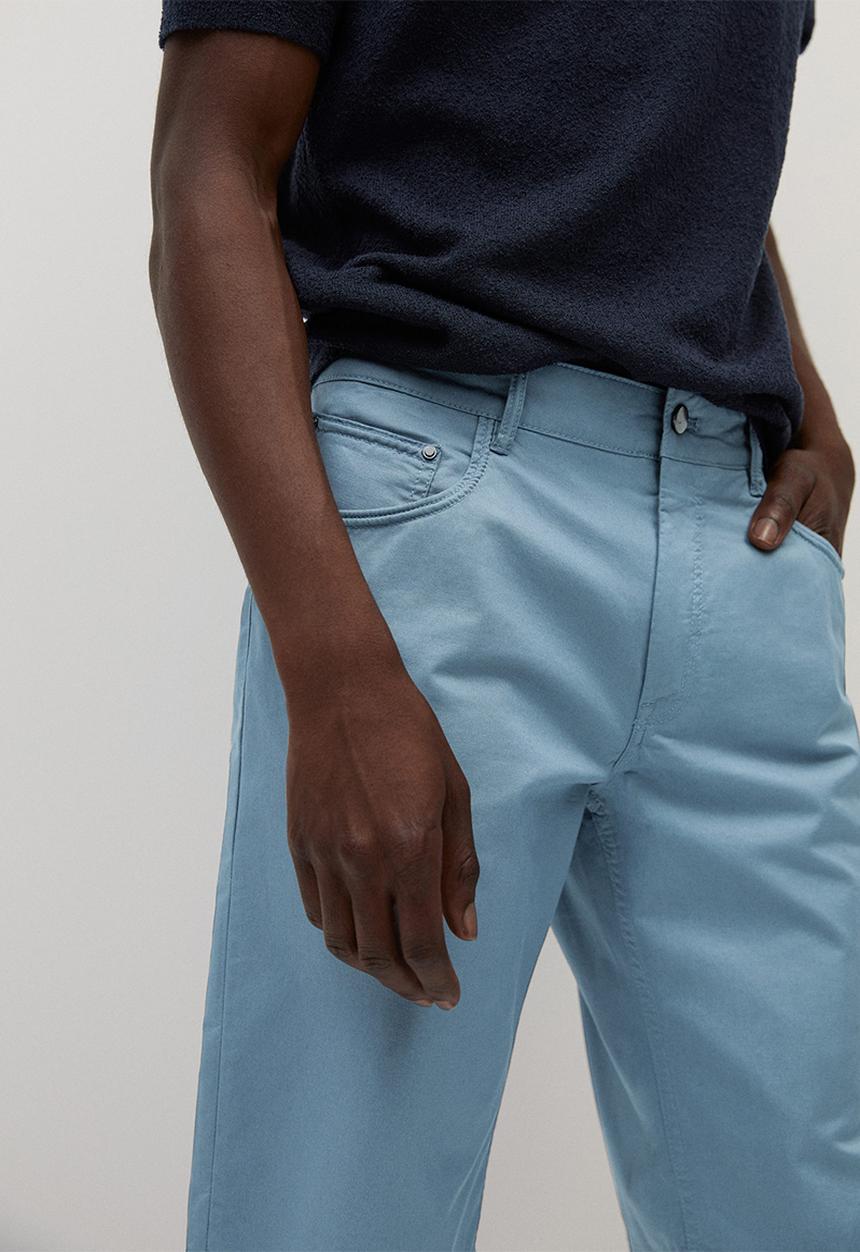 MANGO - Roller bermuda shorts - light blue 