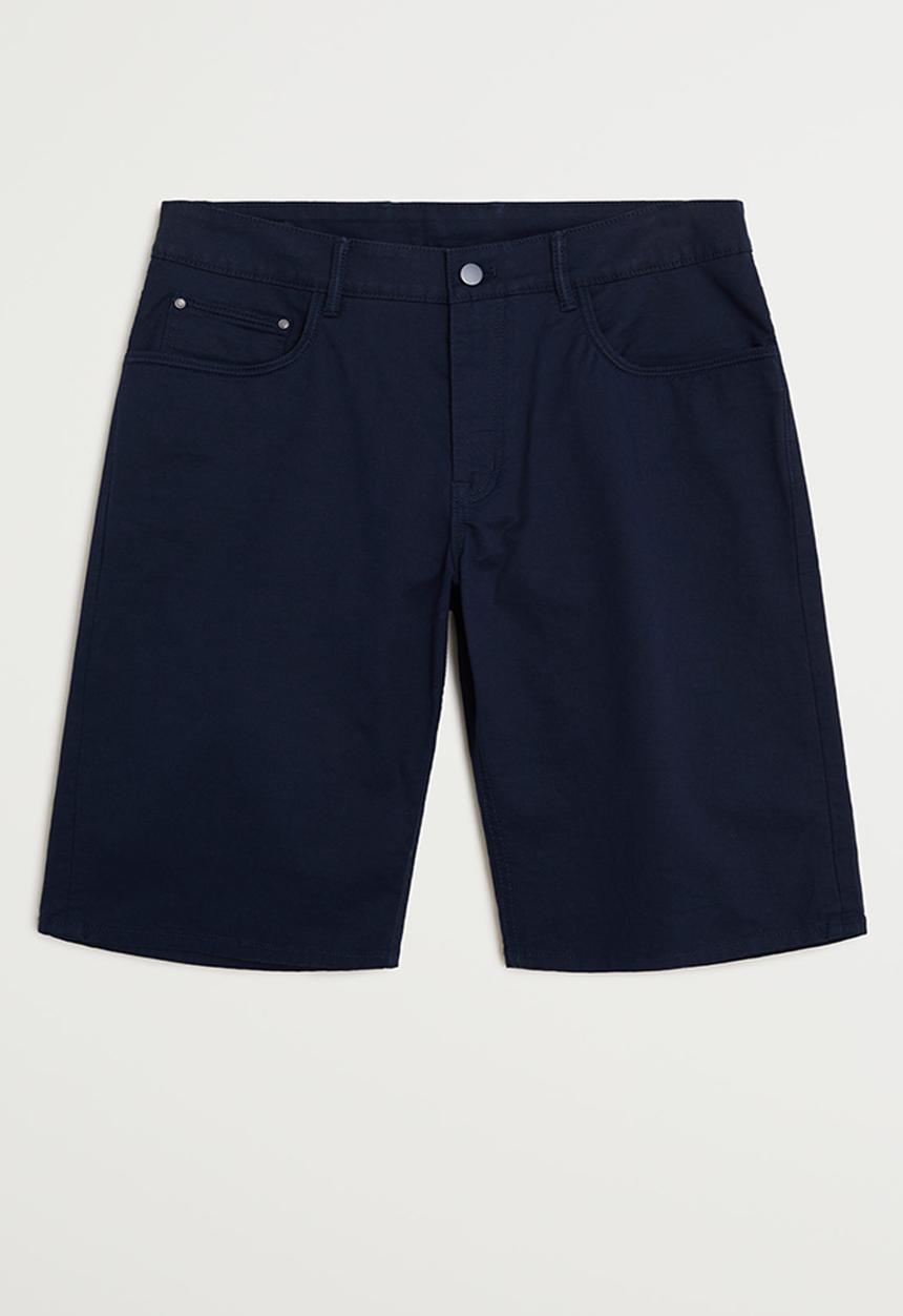 MANGO - Roller bermuda shorts - navy