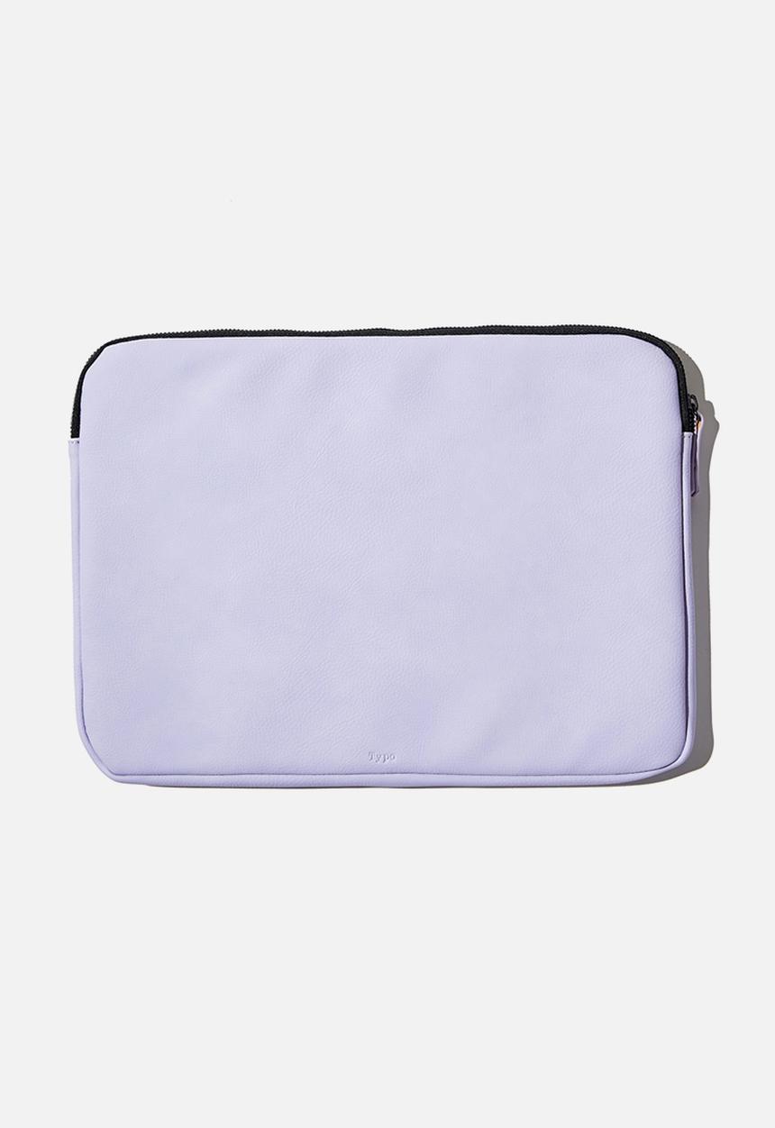 Typo - Core laptop cover 13 inch - pale lilac