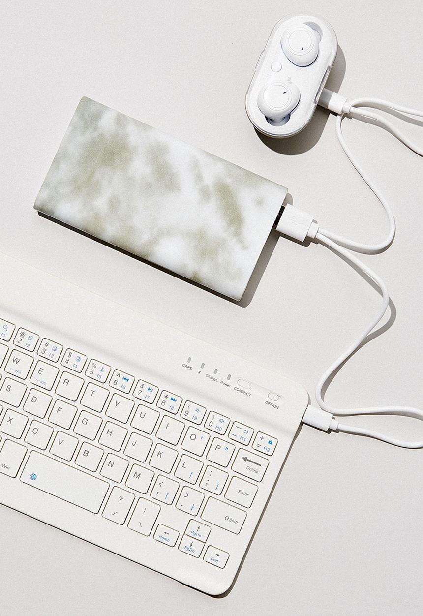 Typo - Printed charge it - spacey tie dye cool grey