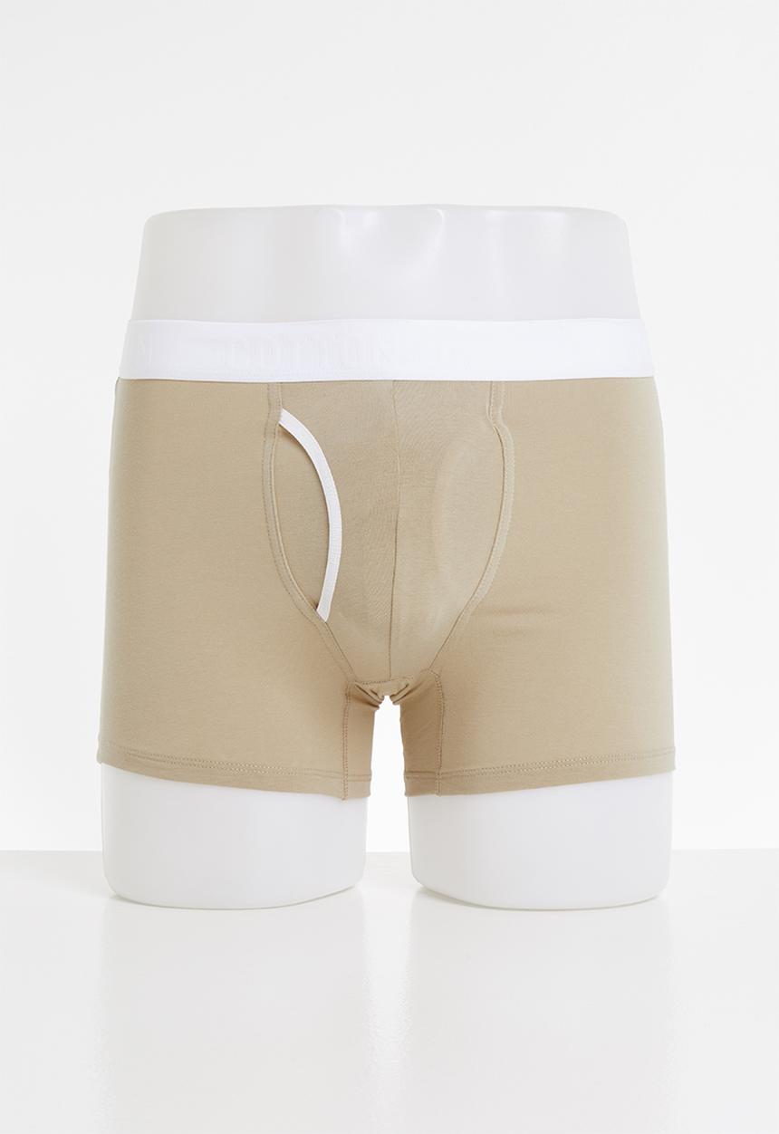 Cotton On - Mens trunks - neutral & white