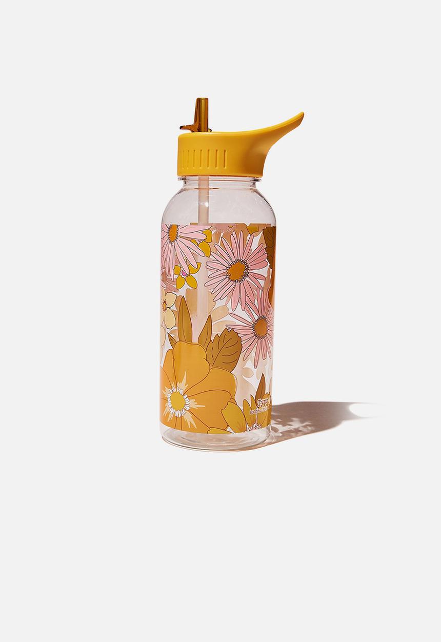 Typo - Drink it up bottle-stevie floral orange & pink