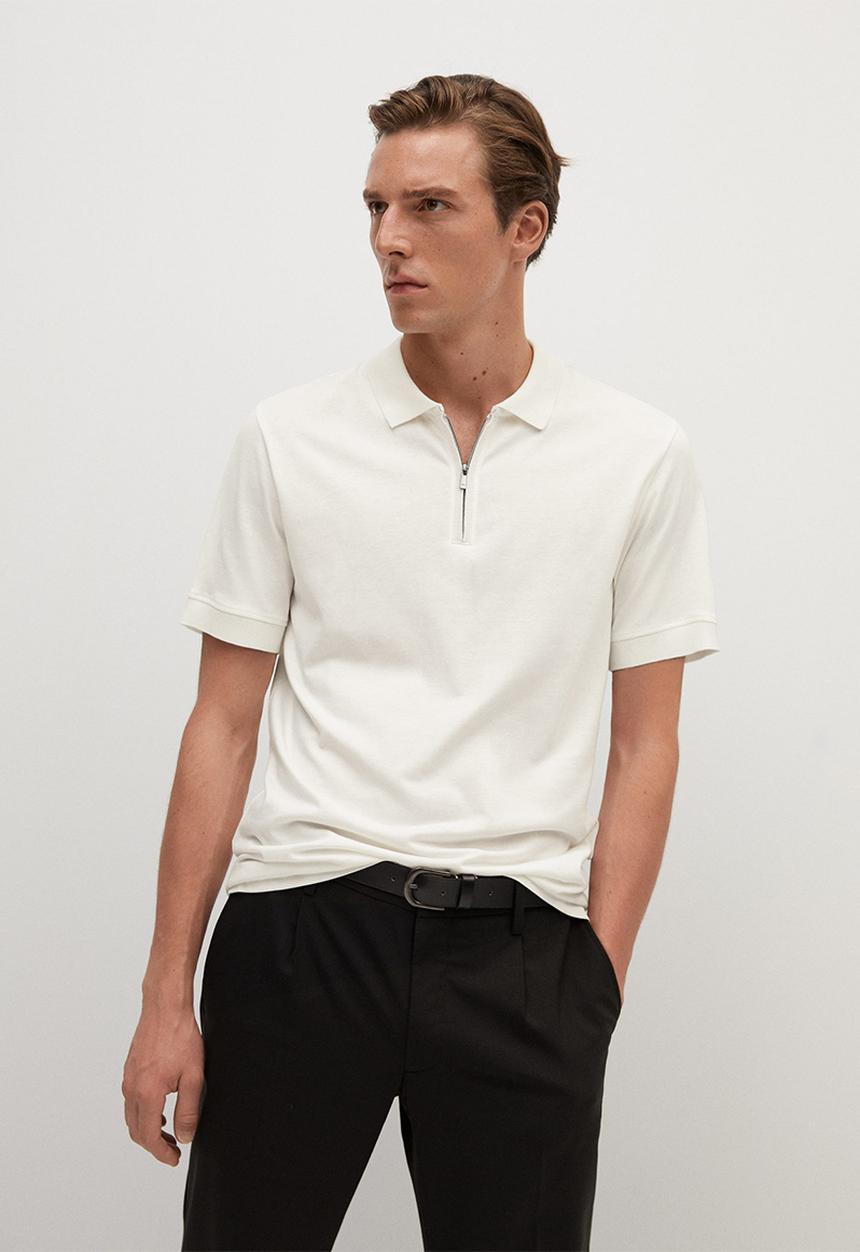 MANGO - Etien polo - off white 