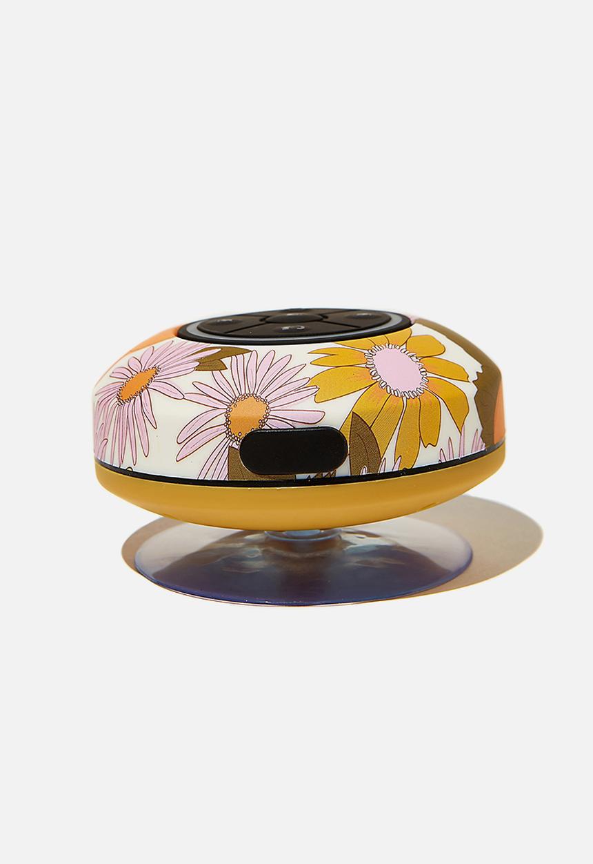 Typo - Led shower speaker-stevie floral orange & pink 2.0