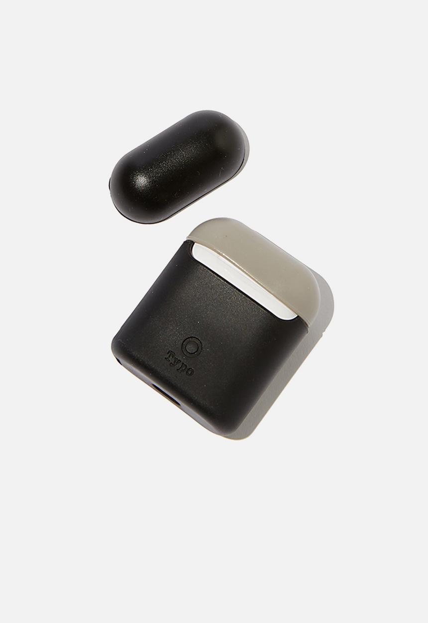 Typo - Ear bud sleeve - black & grey