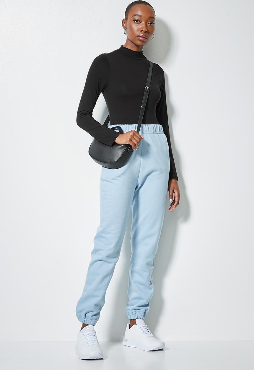 Superbalist - 2-pack viscose funnel neck bodysuit - black & white