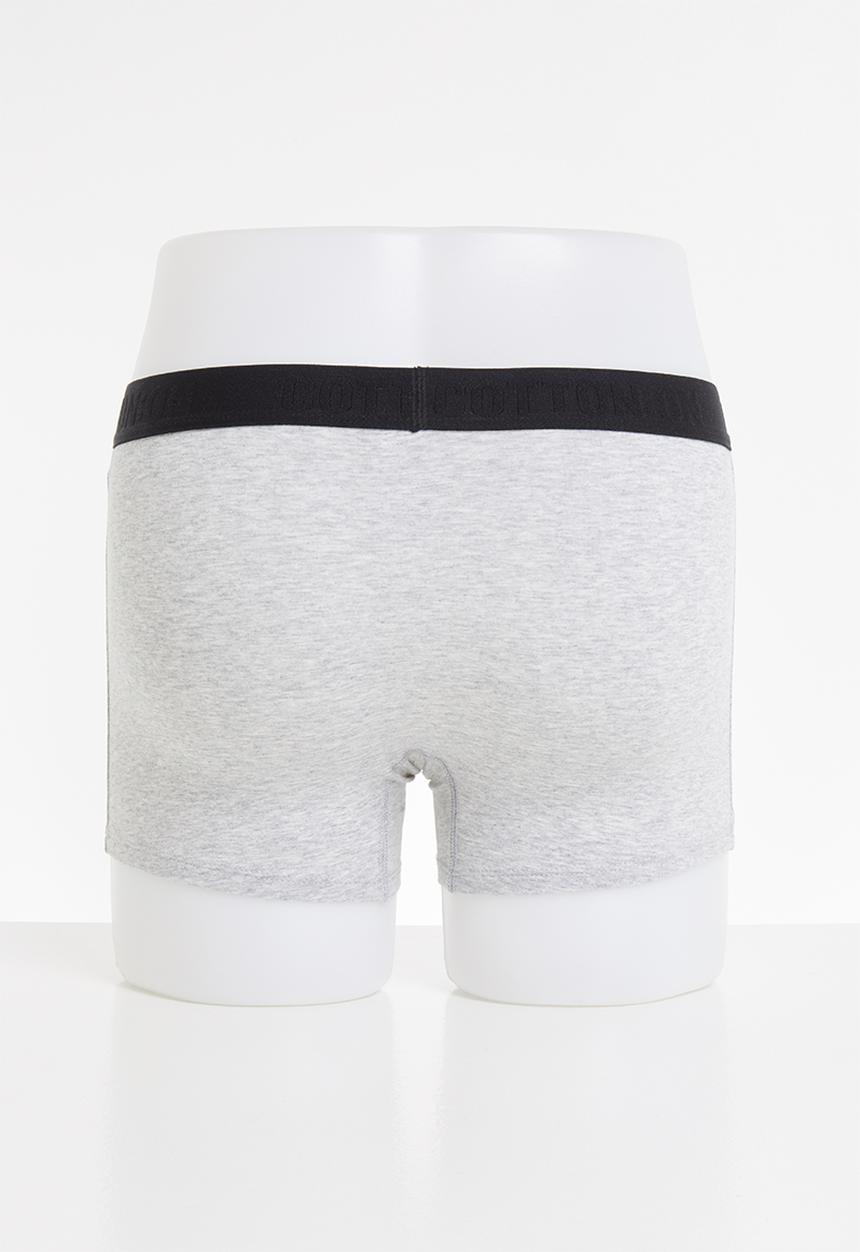 Cotton On - Mens trunks - grey& black