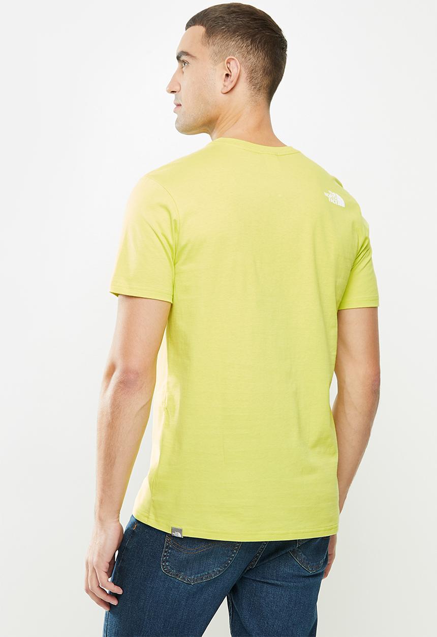 The North Face - Short sleeve mountain line tee - green