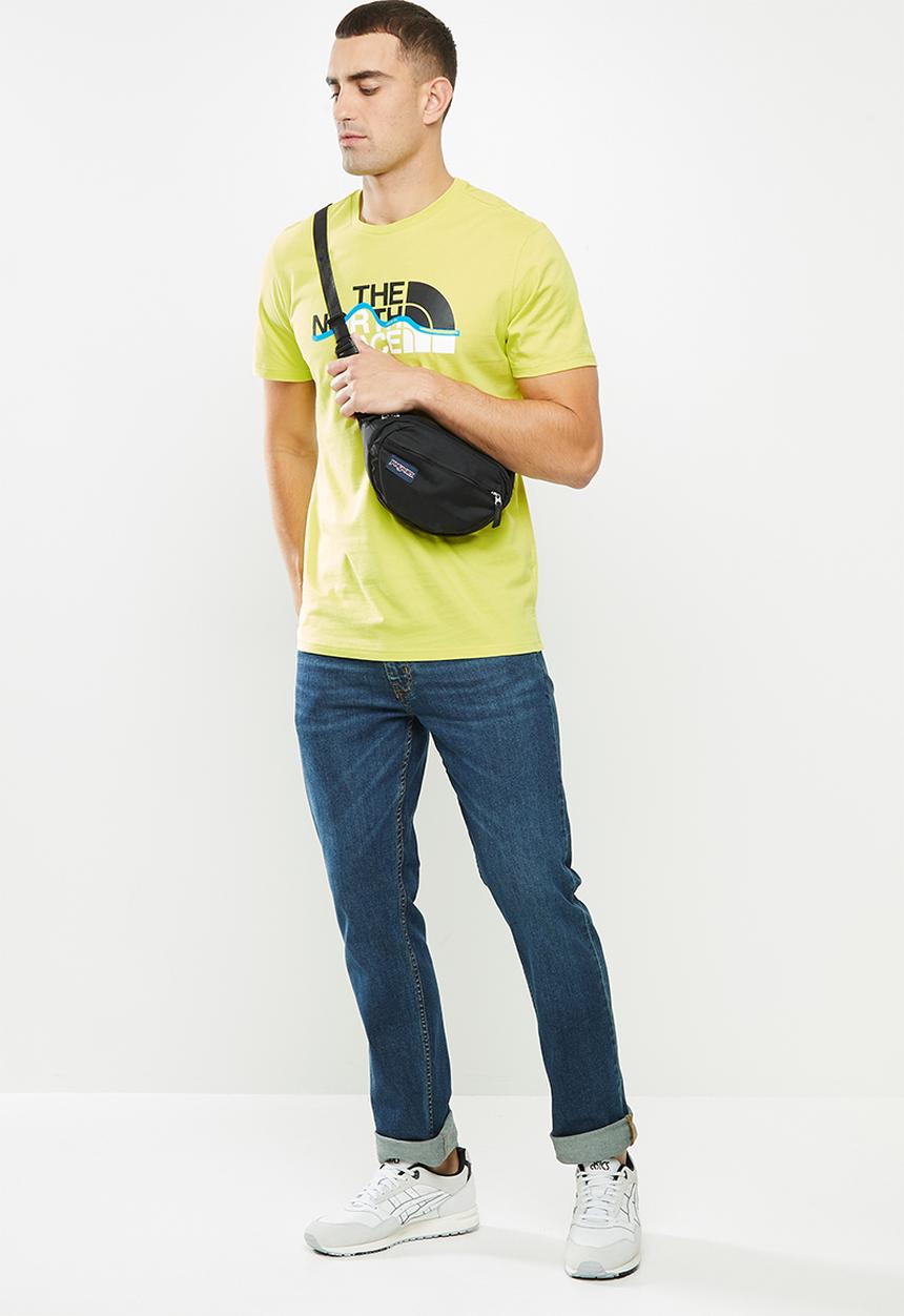 The North Face - Short sleeve mountain line tee - green
