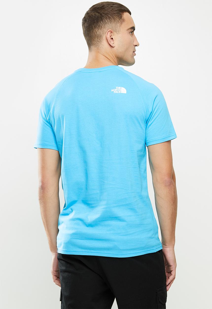 The North Face - Short sleeve raglan redbox tee - blue