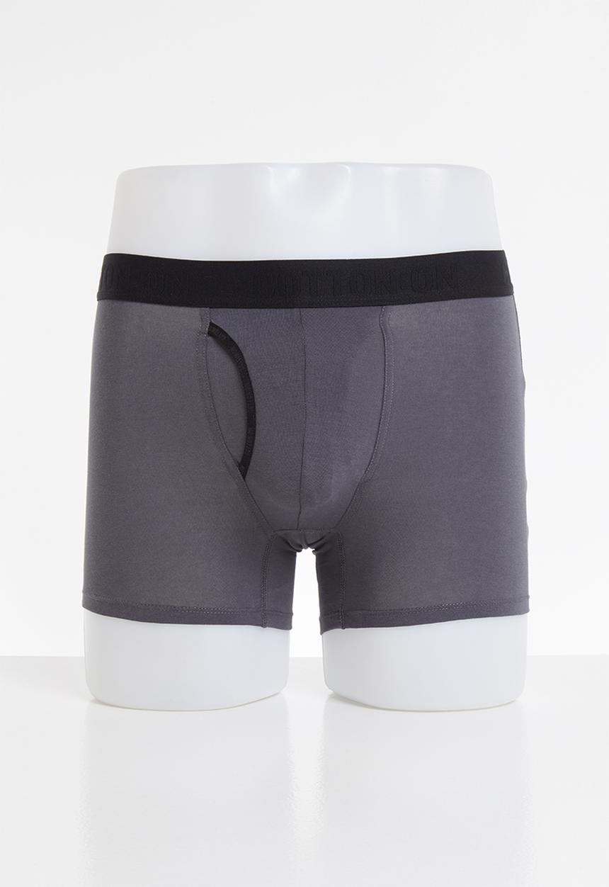 Cotton On - Mens trunks - grey & black