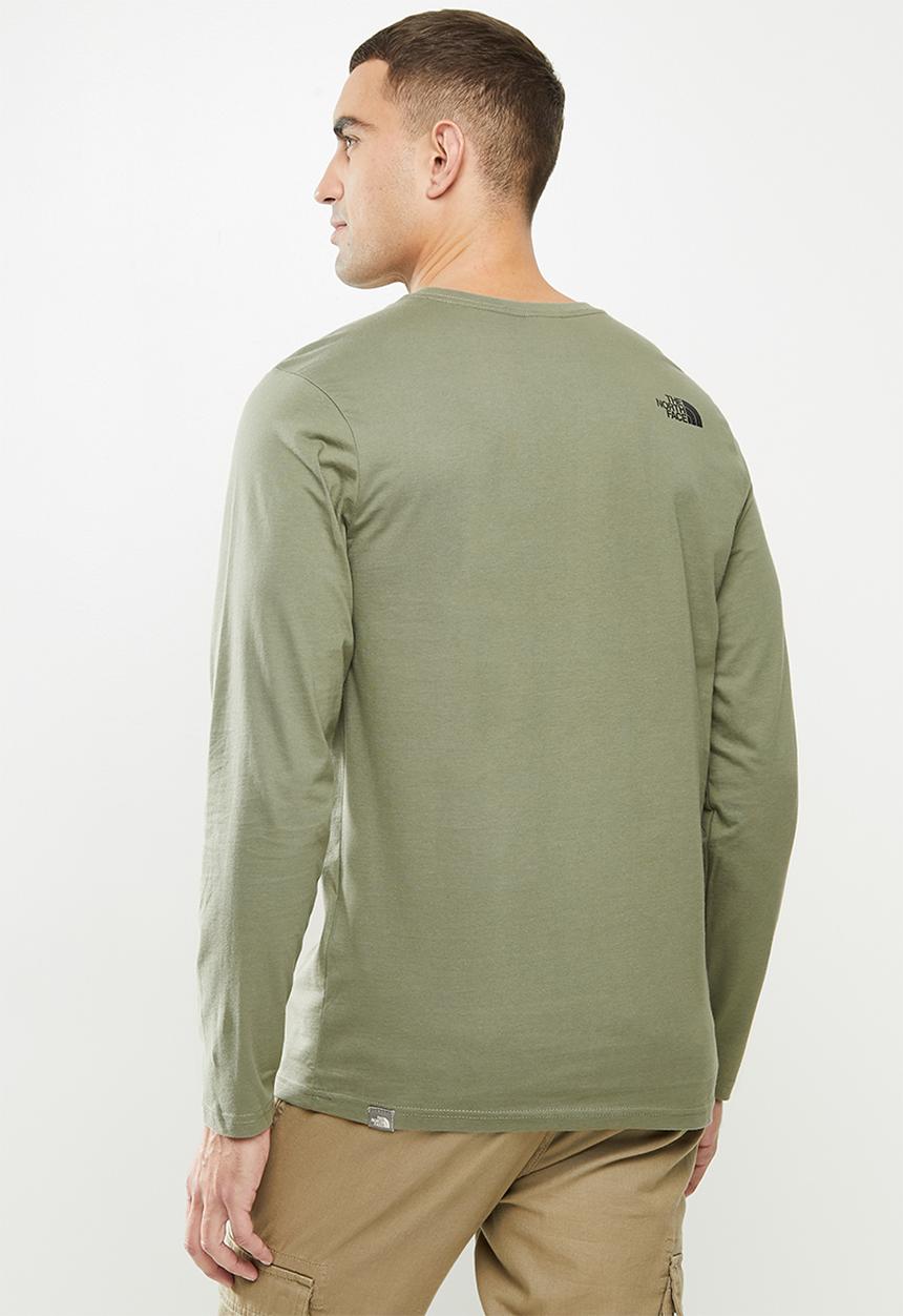 The North Face - Long sleeve image ideals tee - green