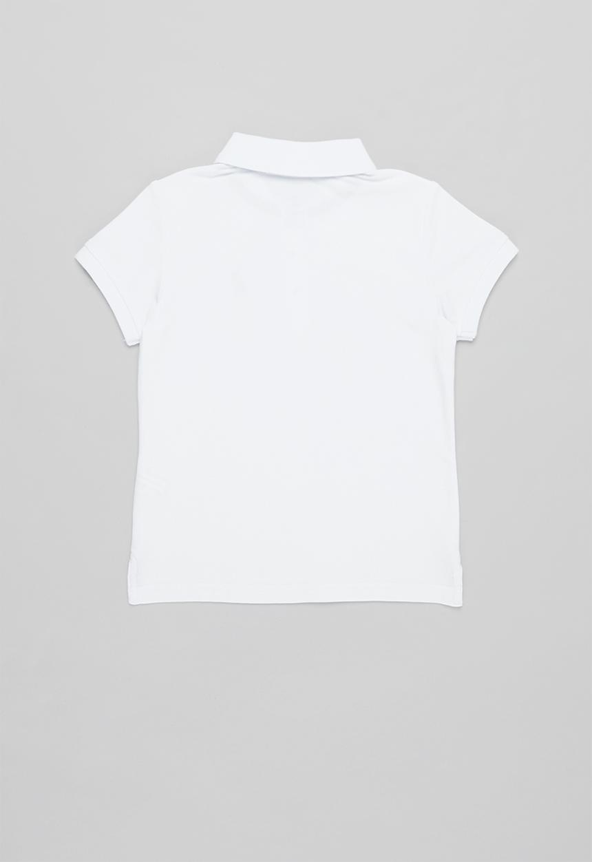 POLO - Girls nina ss golfer - white