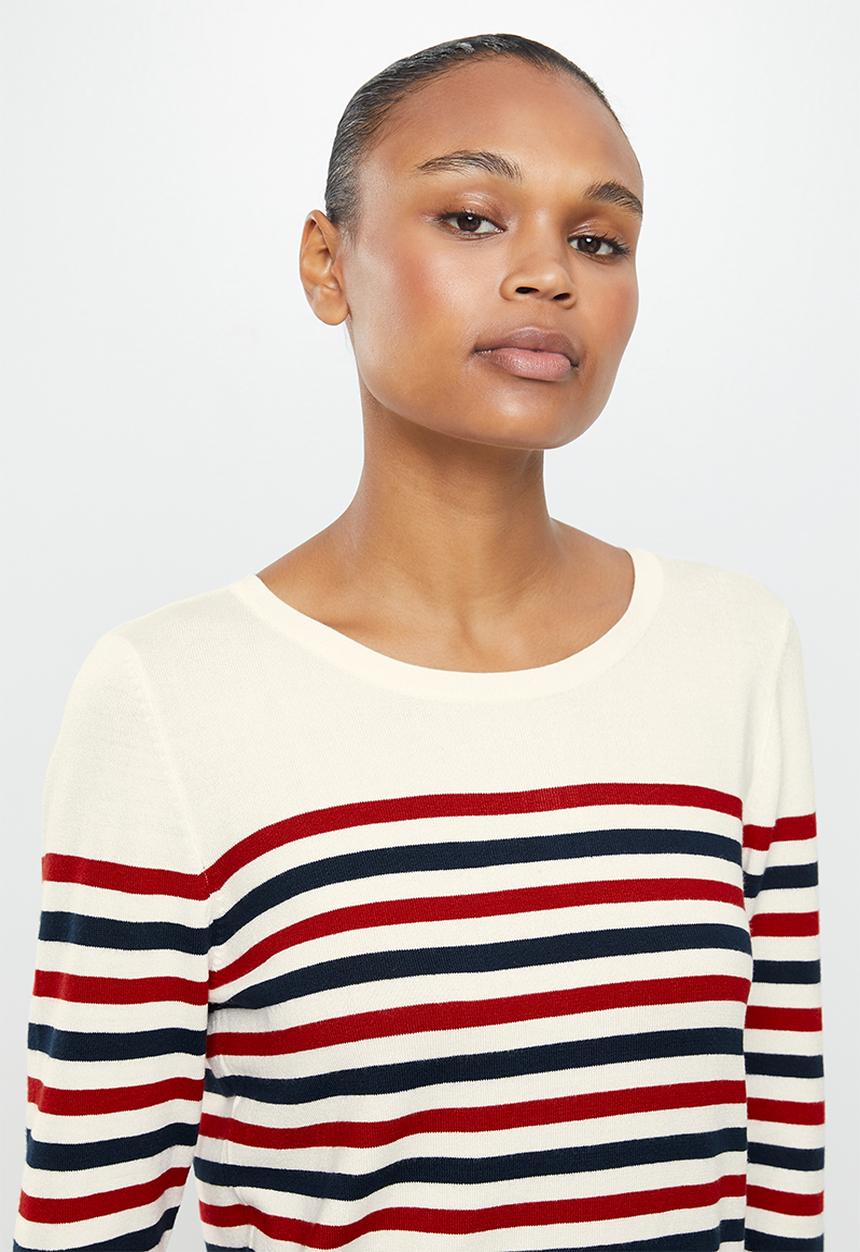 Vero Moda - Lacole 3/4 button back knit - multi