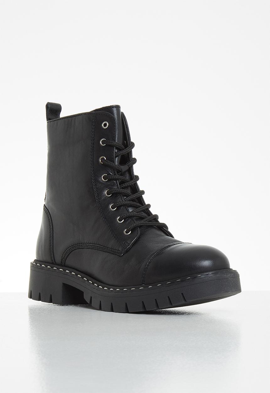 ALDO - Gwemma leather boot - black