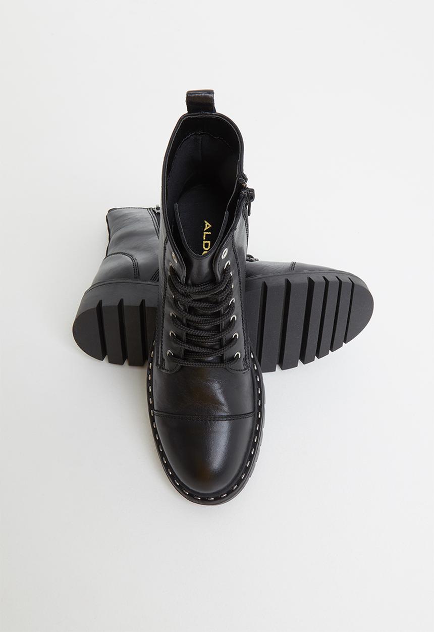 ALDO - Gwemma leather boot - black