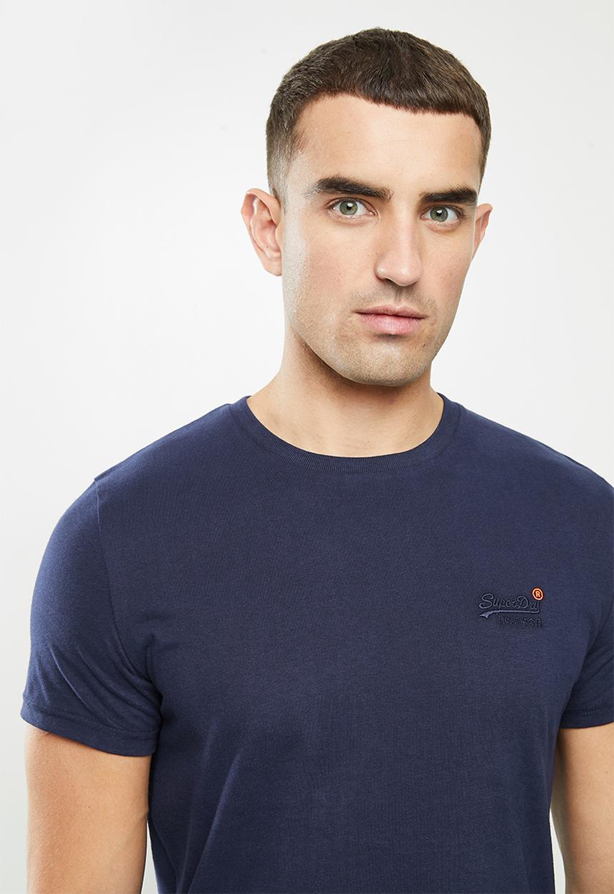 Superdry. - Ol vintage emb tee - navy