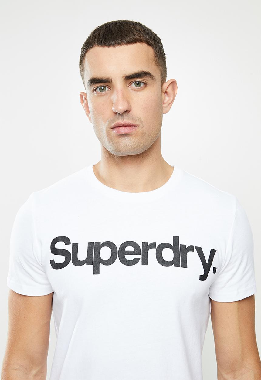 Superdry. - Cl ns tee - white 
