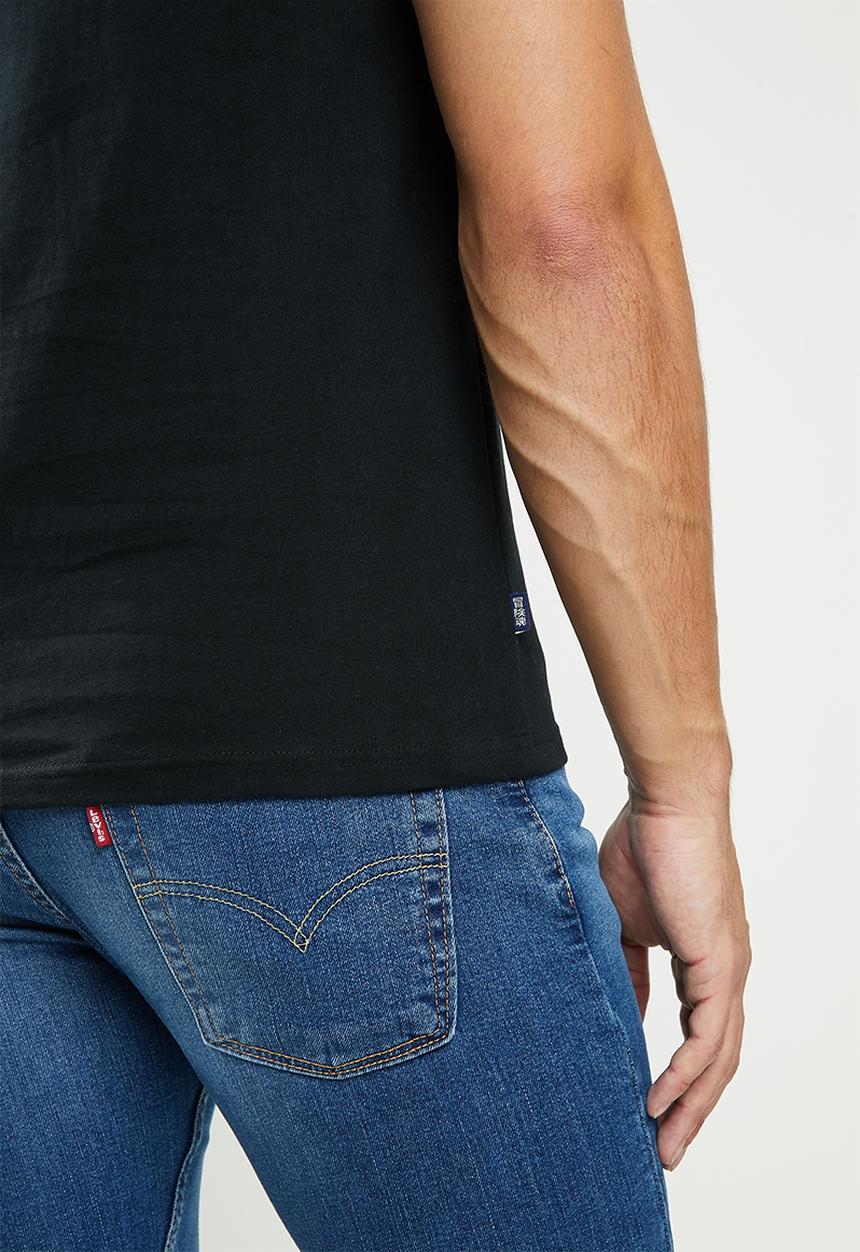 Superdry. - Ol vintage emb tee - black