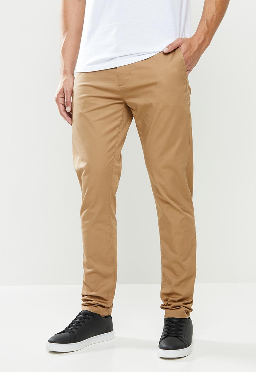 GUESS - Fashion chino pant - brown