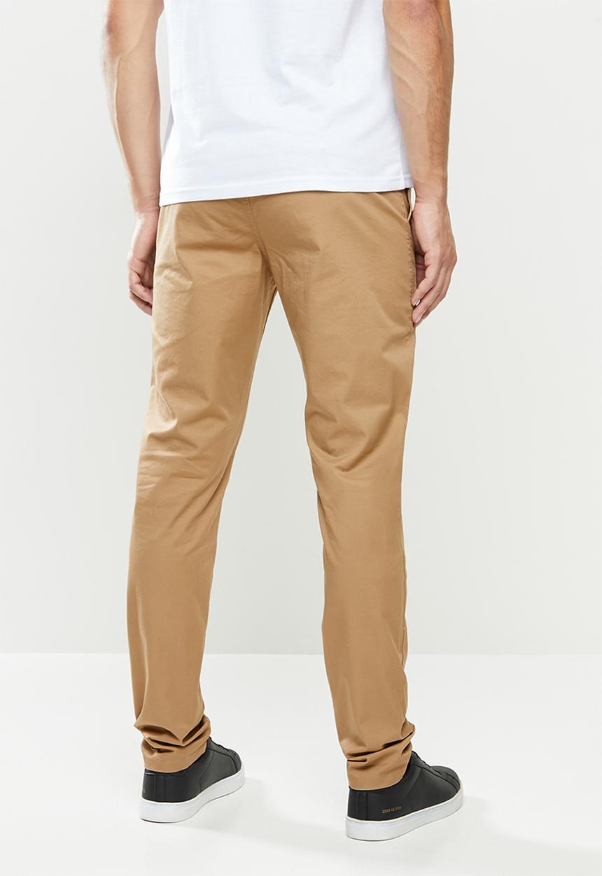 GUESS - Fashion chino pant - brown