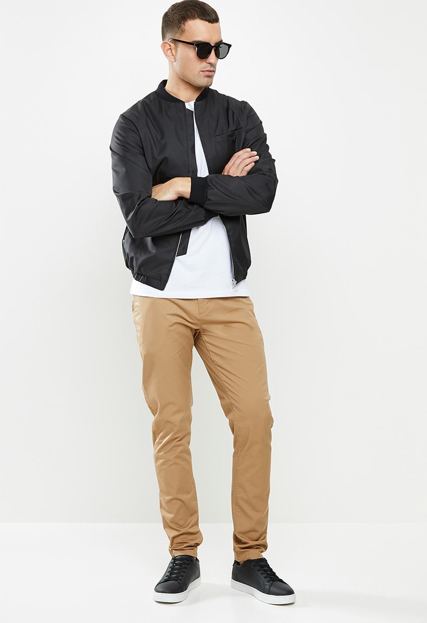 GUESS - Fashion chino pant - brown