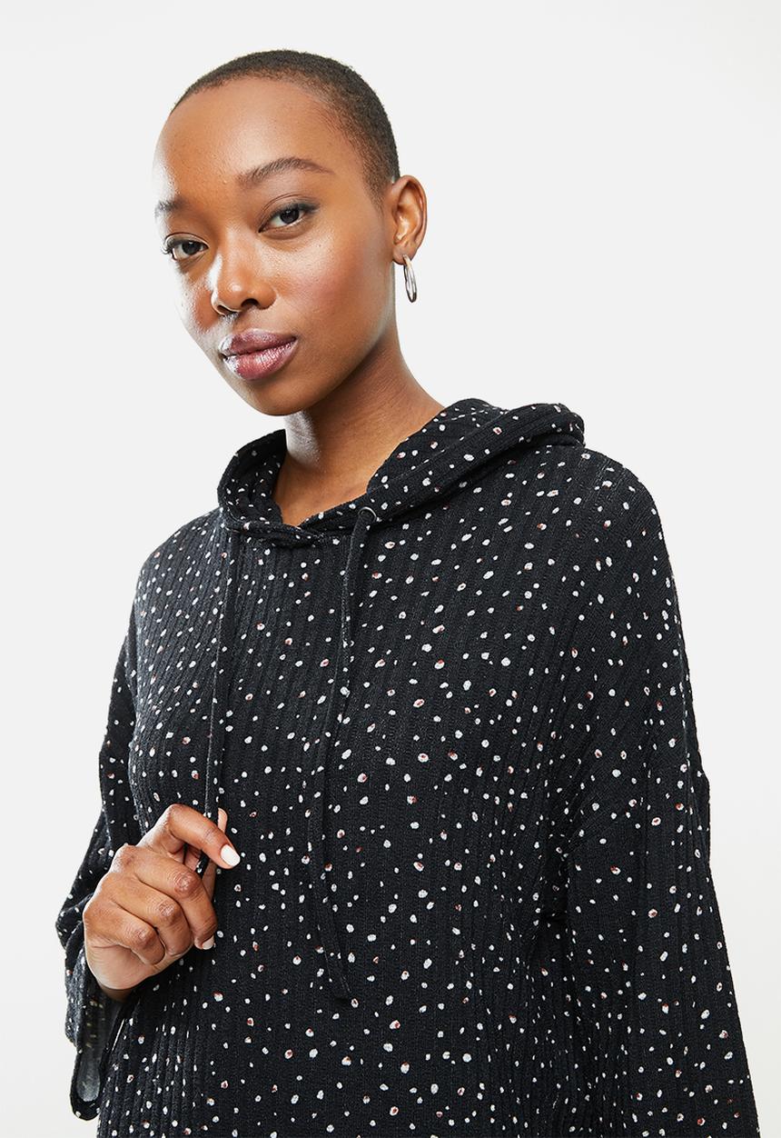 Jacqueline de Yong - Pia brienne 7/8 hood dress - black