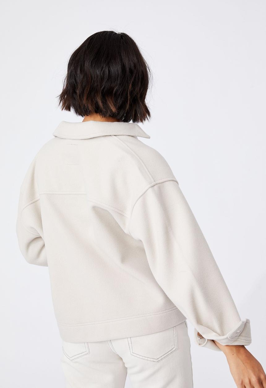 Cotton On - The trucker shacket - natural