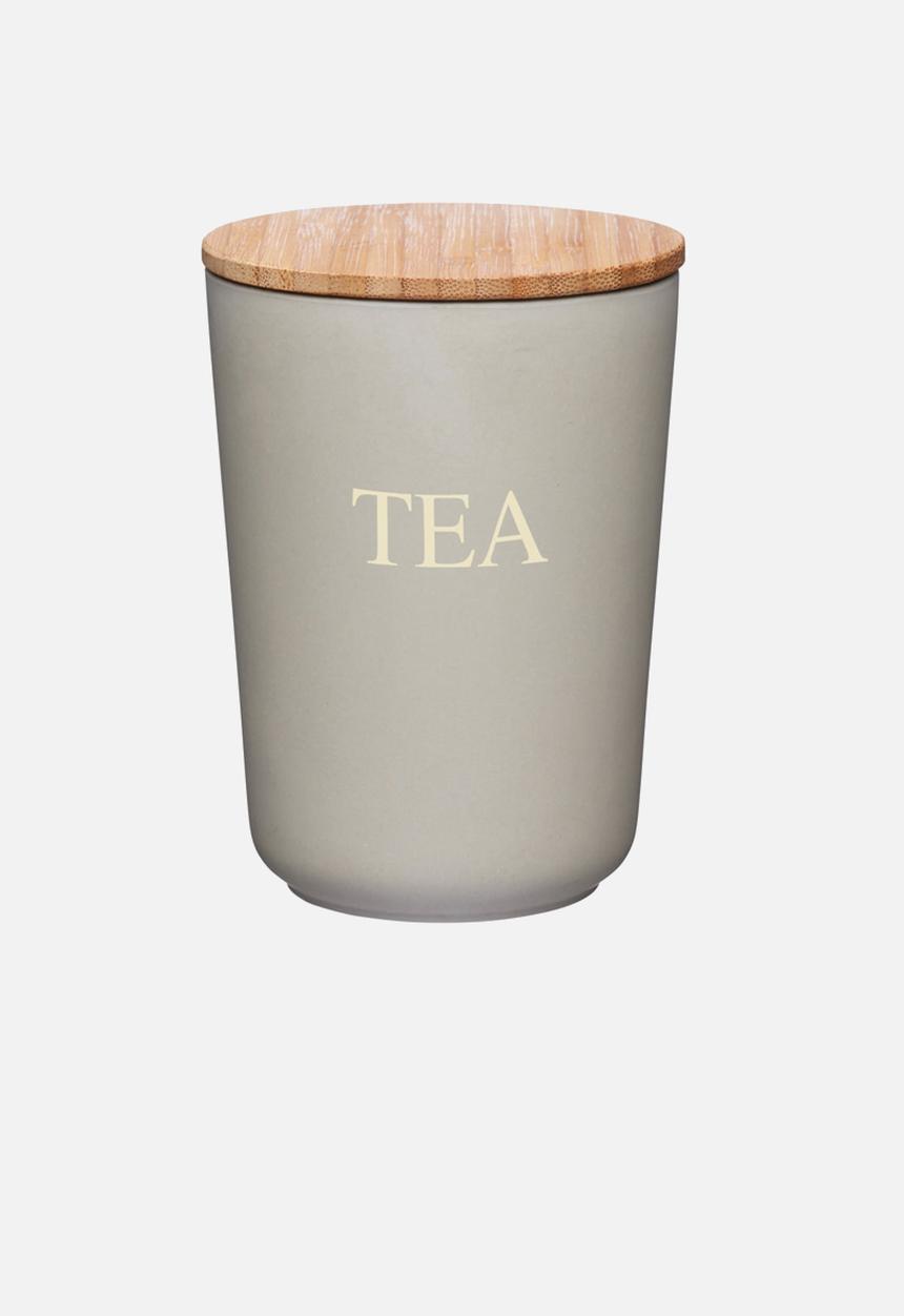 Kitchen Craft - Eco-friendly bamboo fibre storage canisters - tea