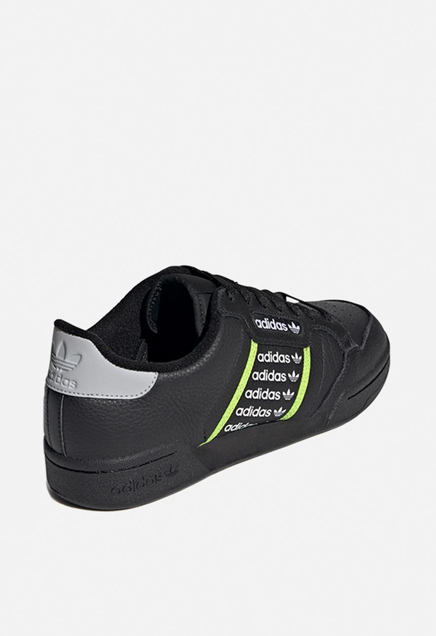 adidas Originals - Continental 80 - core black/team solar green/ftwr white