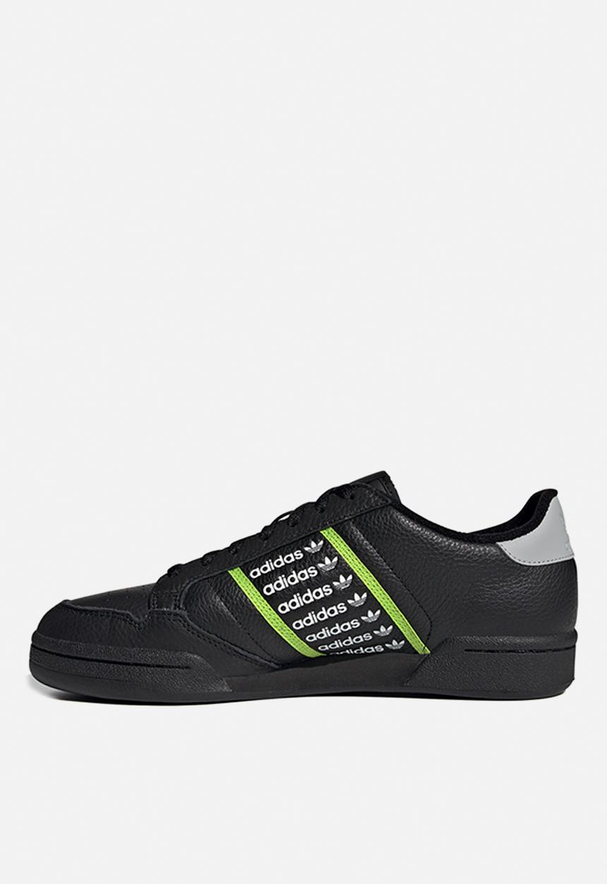 adidas Originals - Continental 80 - core black/team solar green/ftwr white
