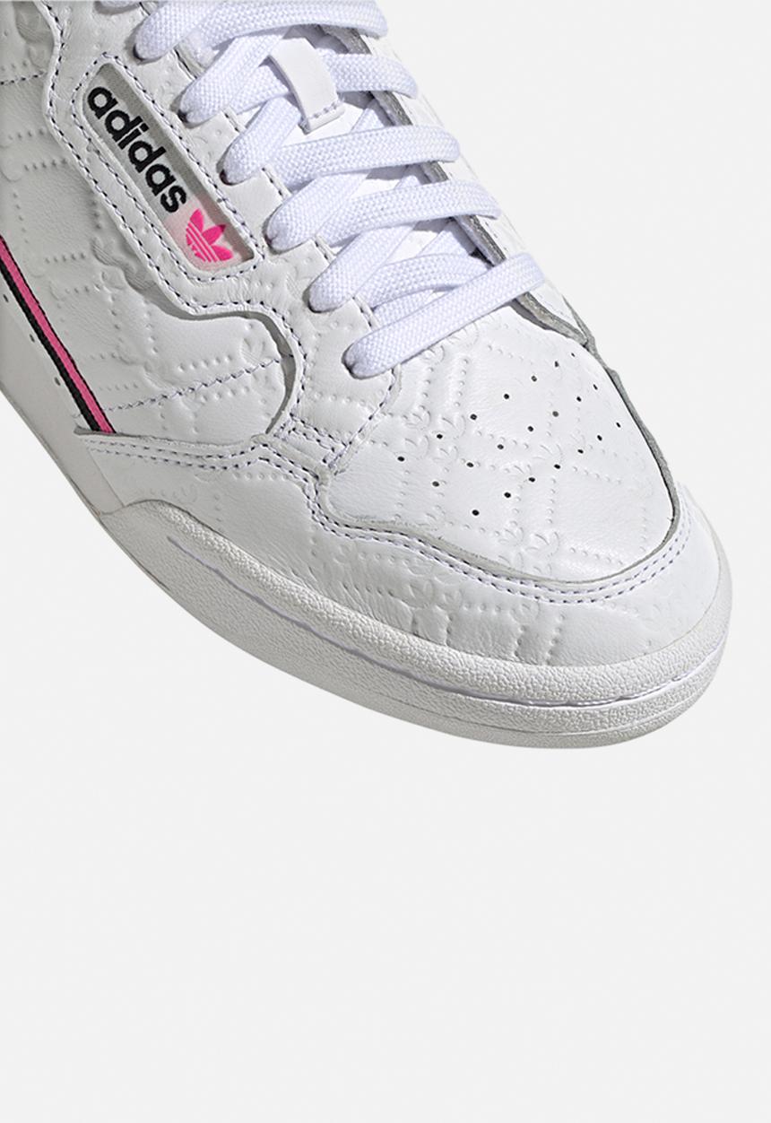 adidas Originals - Continental 80 w - crystal white/screaming pink/core black