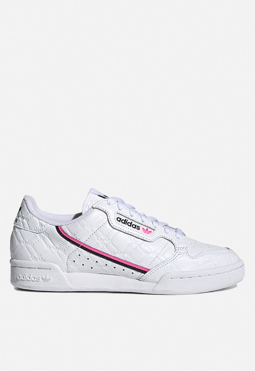 adidas Originals - Continental 80 w - crystal white/screaming pink/core black