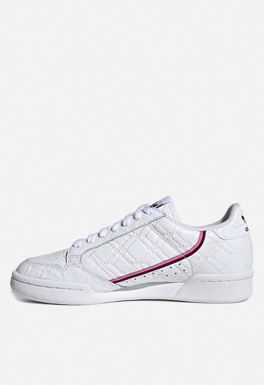 adidas Originals - Continental 80 w - crystal white/screaming pink/core black