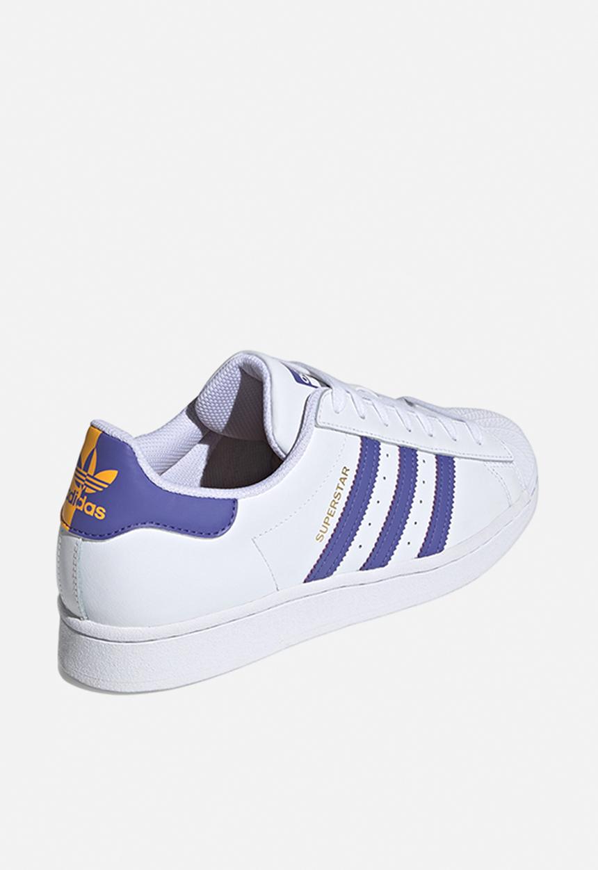 adidas Originals - Superstar - ftwr white/purple/gold met.