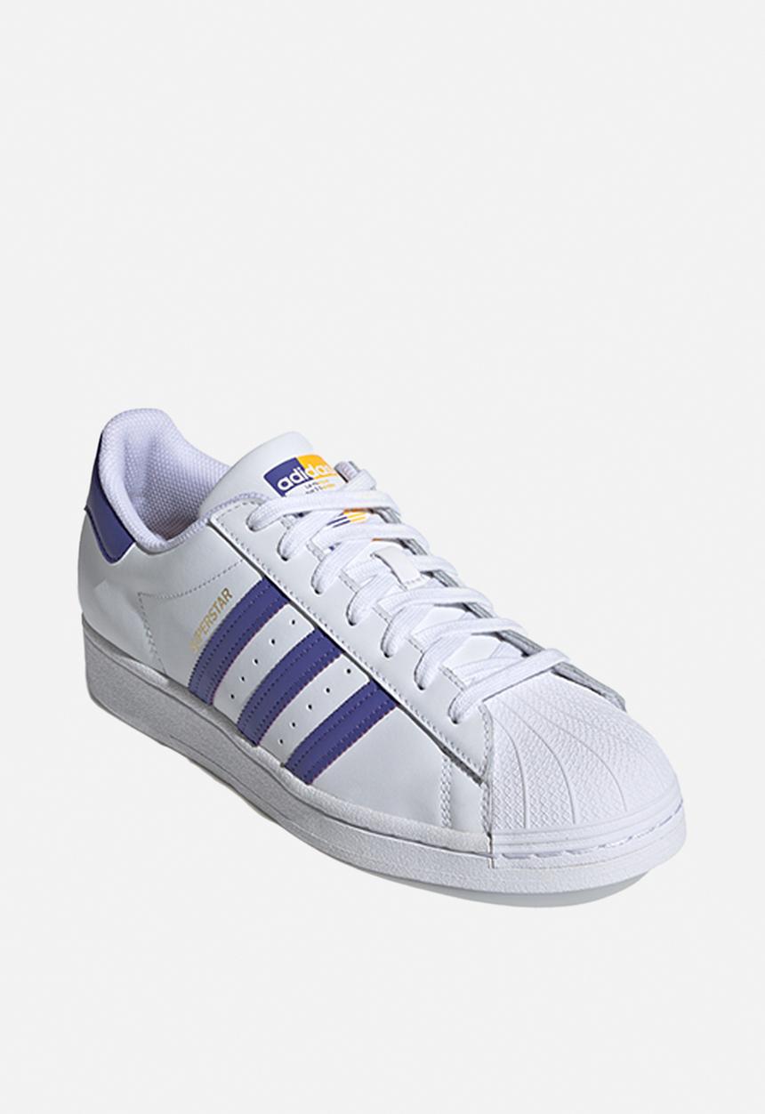 adidas Originals - Superstar - ftwr white/purple/gold met.
