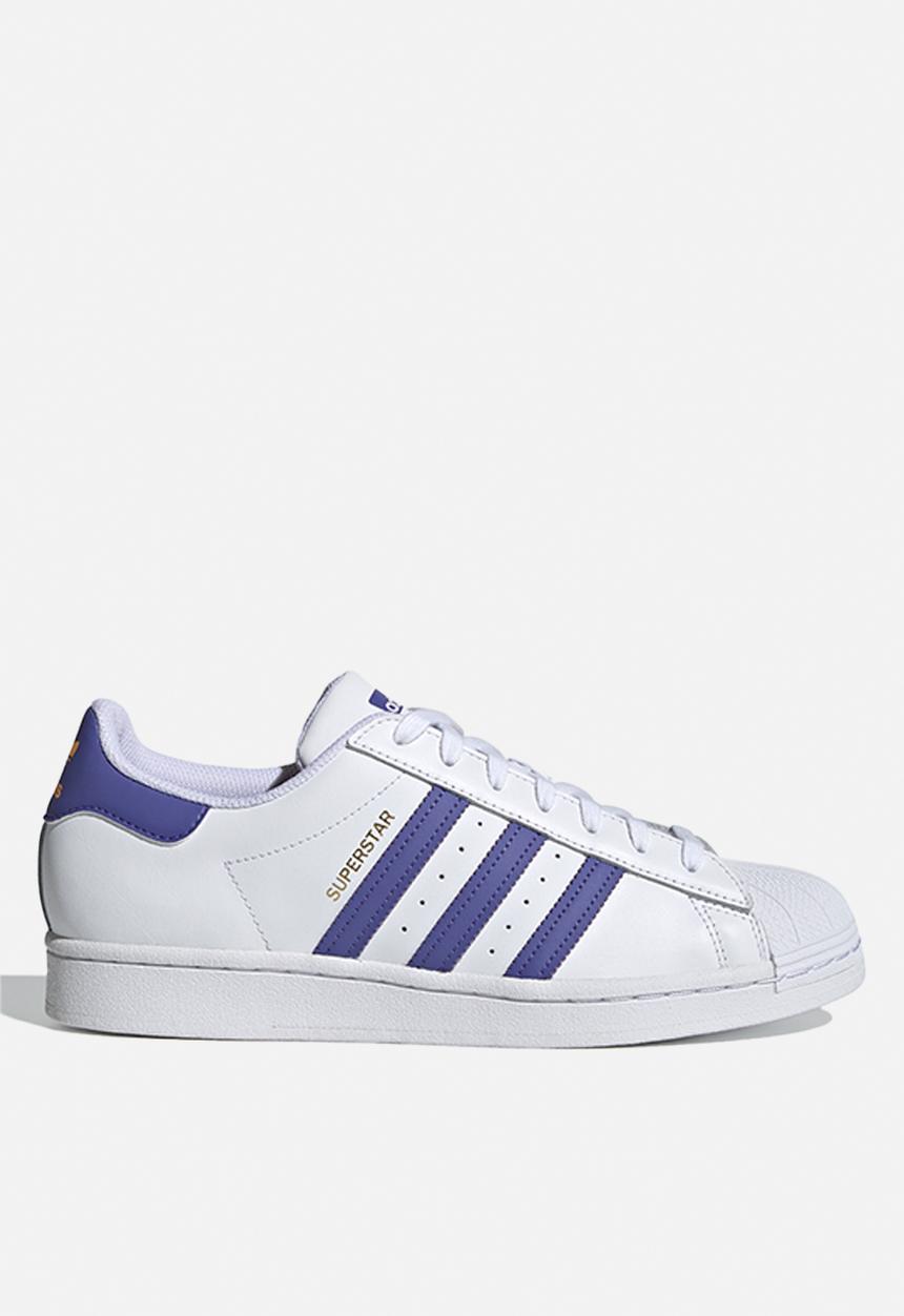 adidas Originals - Superstar - ftwr white/purple/gold met.