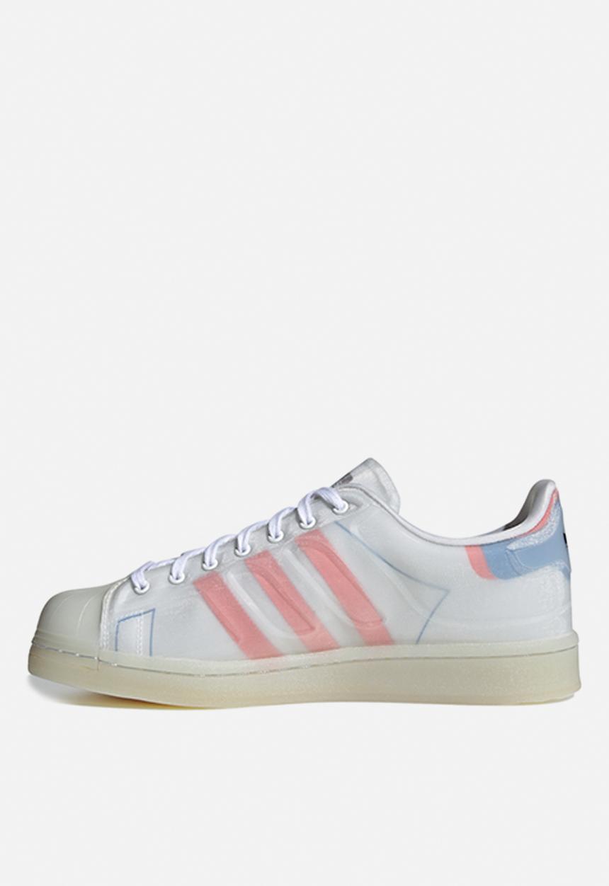 adidas Originals - Superstar futureshell - ftwr white/semi solar red/bright blue