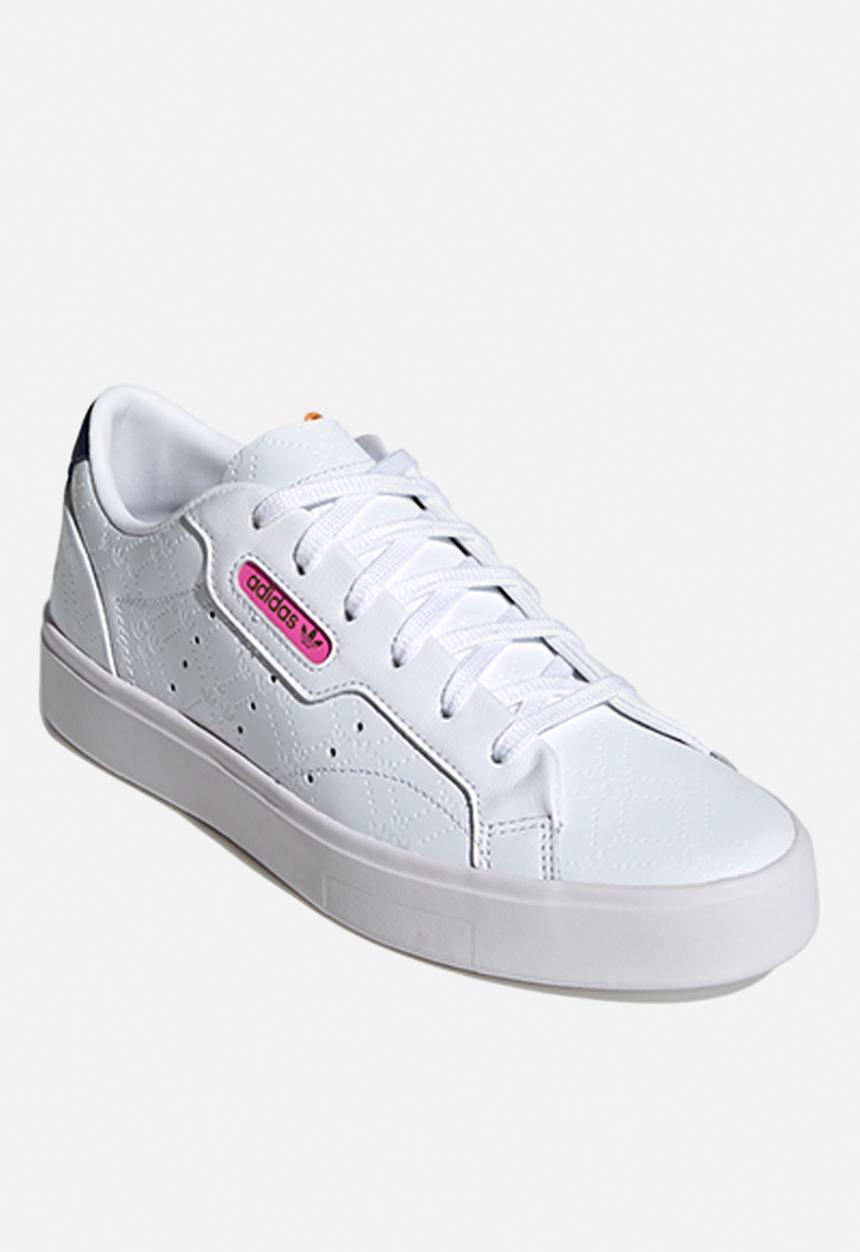 adidas Originals - Adidas sleek w - ftwr white/crew navy/screaming pink