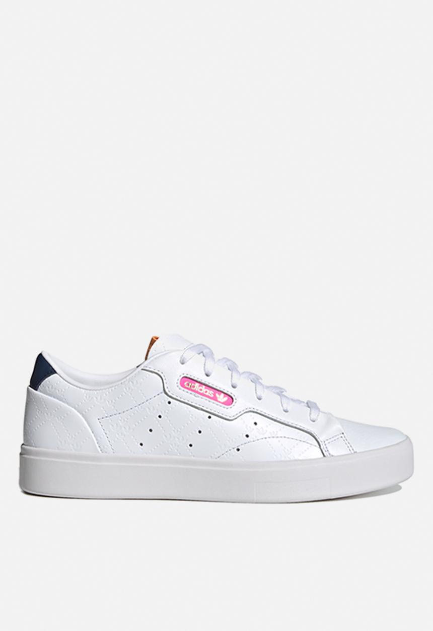 adidas Originals - Adidas sleek w - ftwr white/crew navy/screaming pink