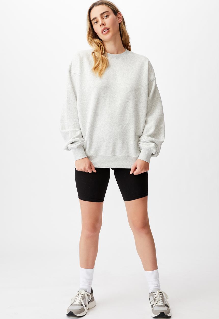 Cotton On - Classic crew - light grey marle
