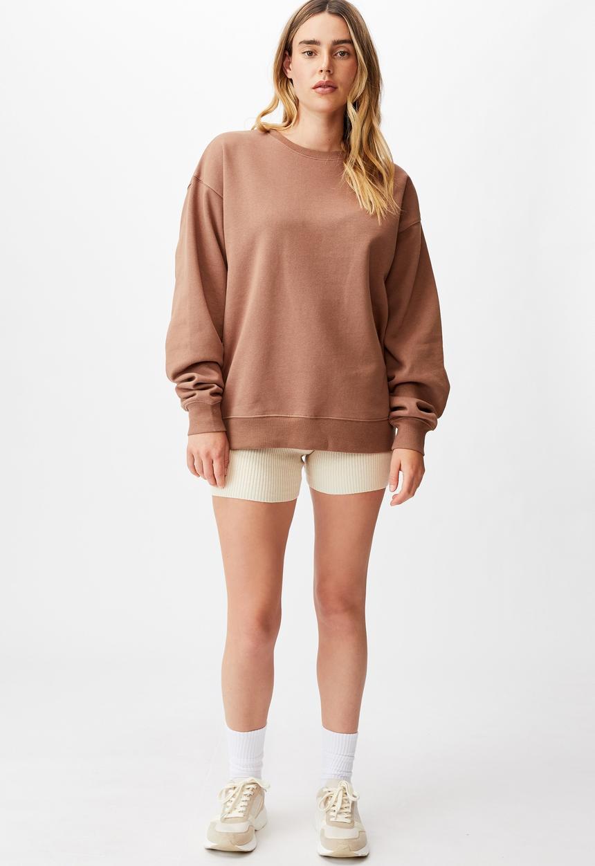 Cotton On - Classic crew - cocoa bean