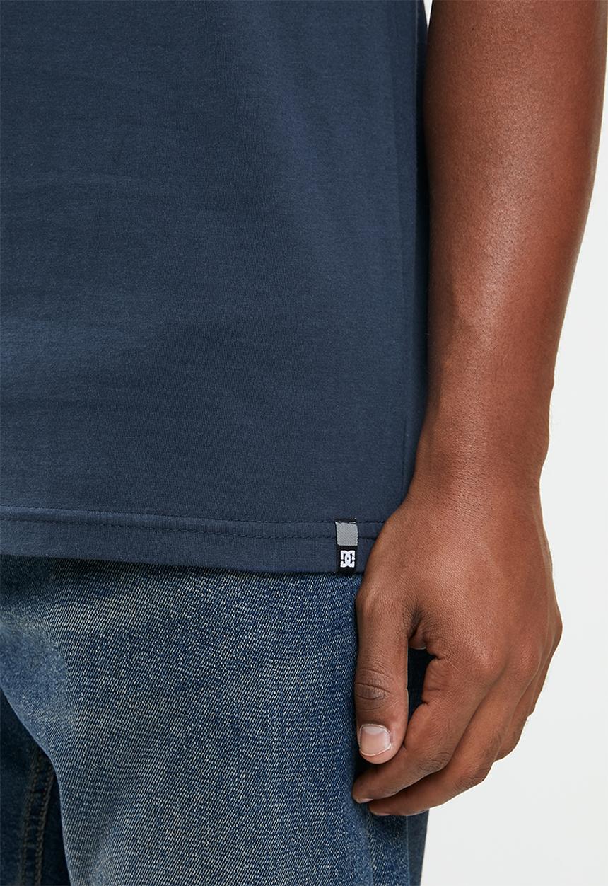 DC - Logo ballad short sleeve tee - navy