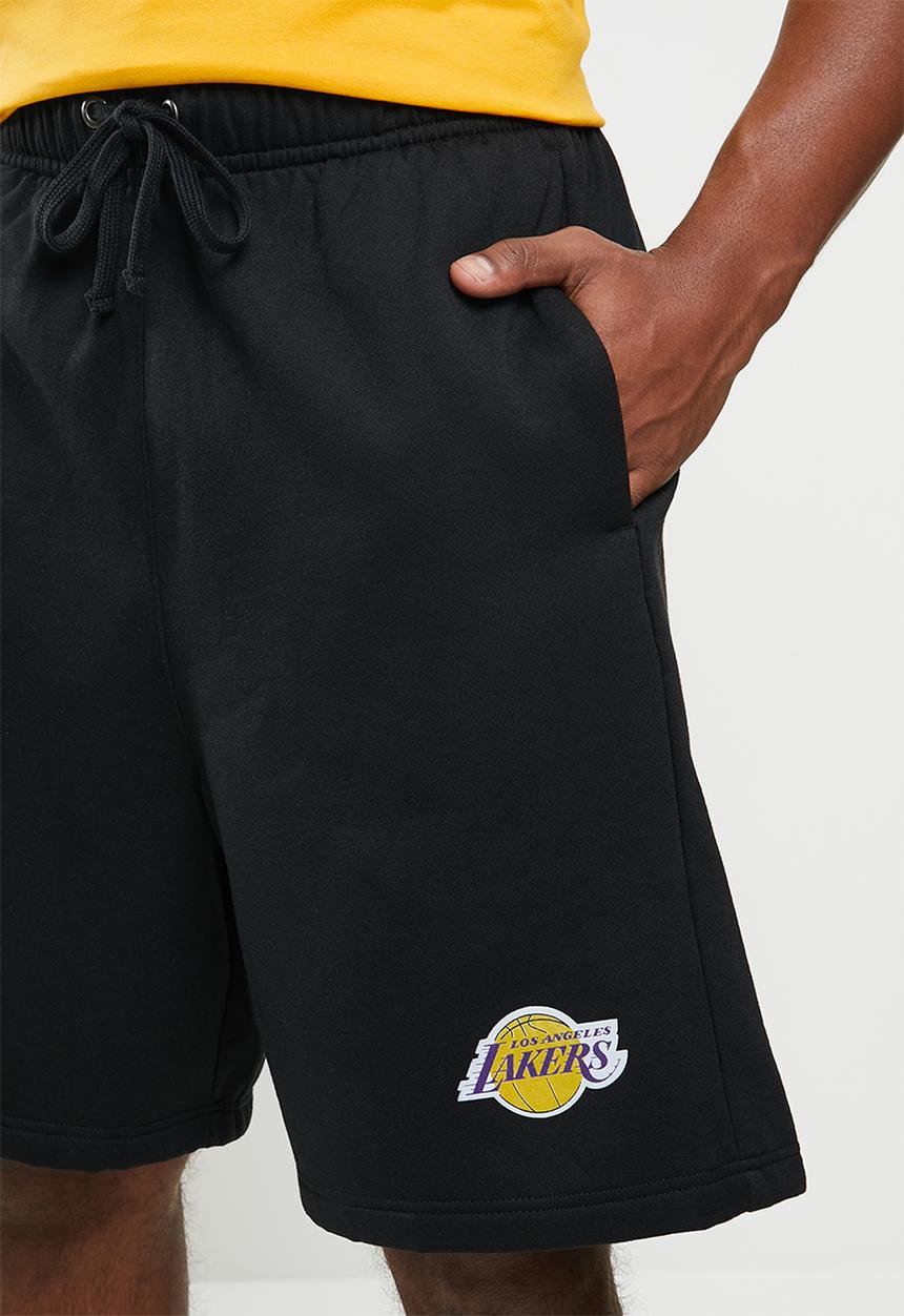 NBA - Laker basketball retro shorts - black