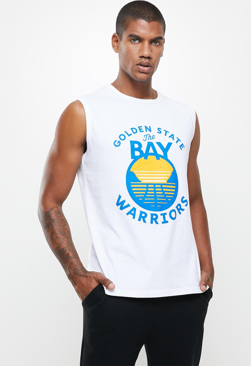 NBA - Warriors white sleeveless T-shirt - white