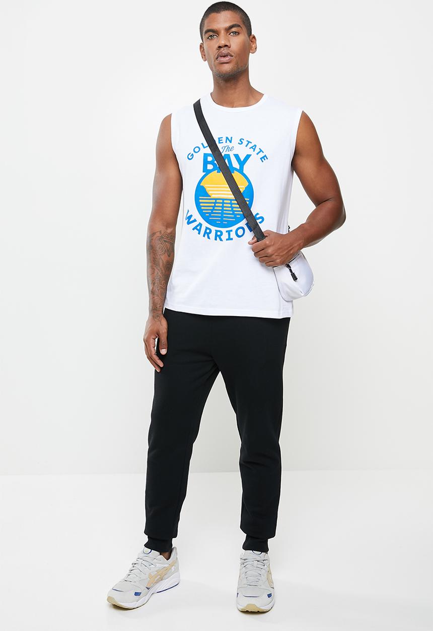 NBA - Warriors white sleeveless T-shirt - white