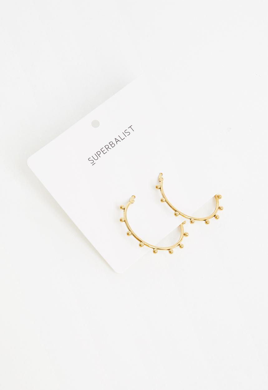 Superbalist - Annie hoop earrings - gold