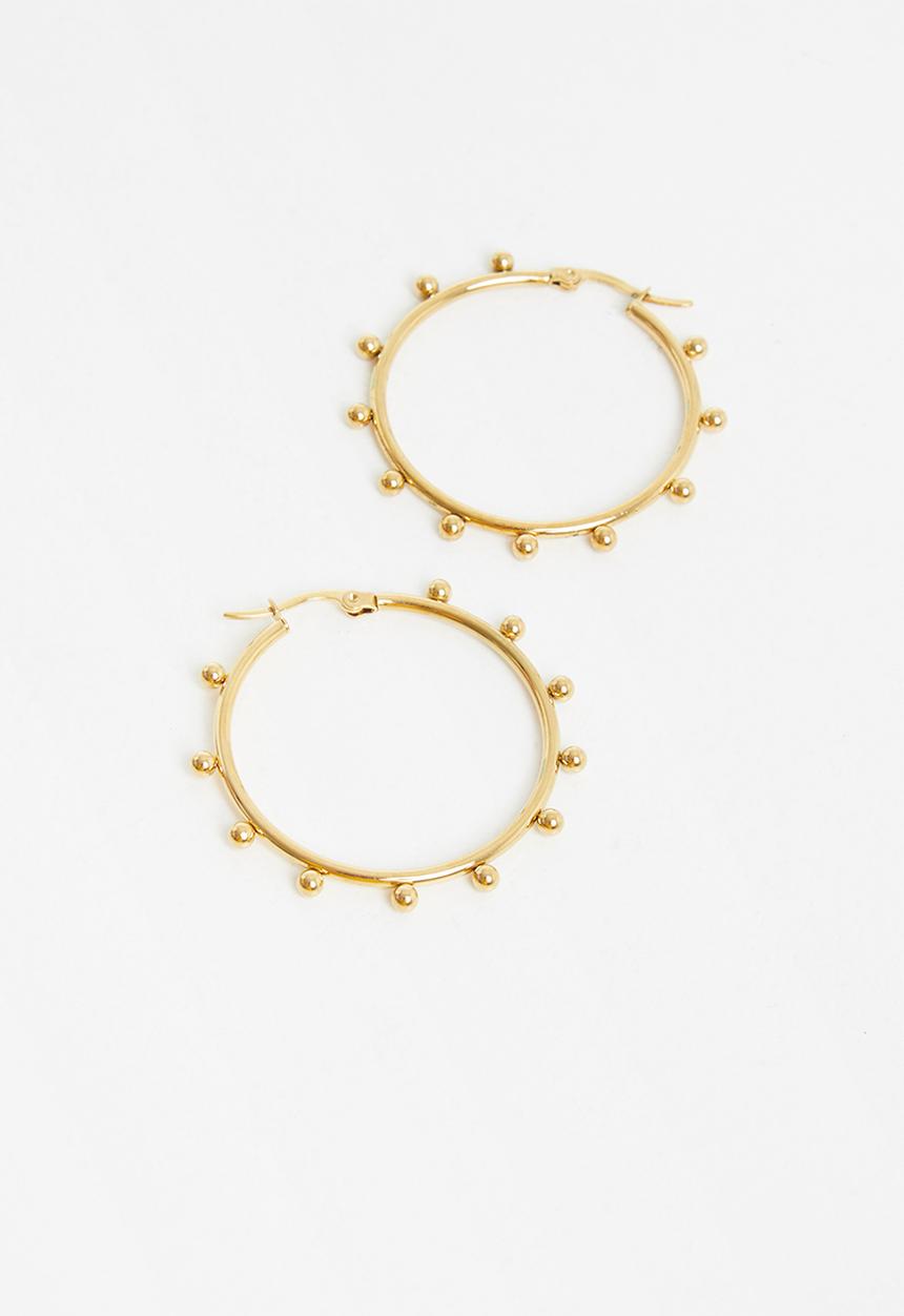 Superbalist - Annie hoop earrings - gold