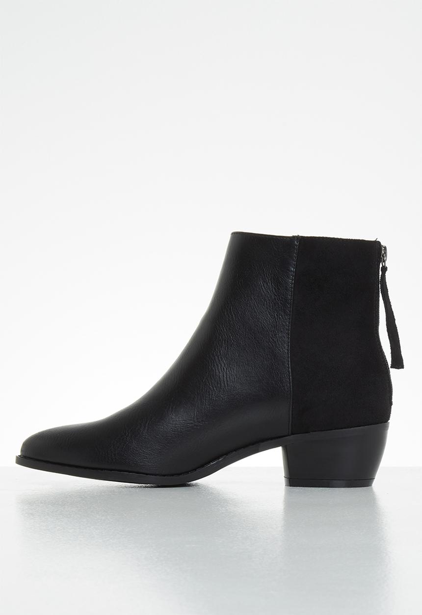 Butterfly Feet - Saddle ankle boot - black